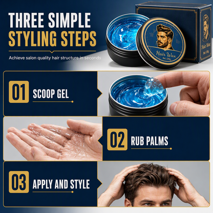 Cologne Scented Men's Hair Pomade 130g Long Lasting Hold and Volumizing Styling Wax