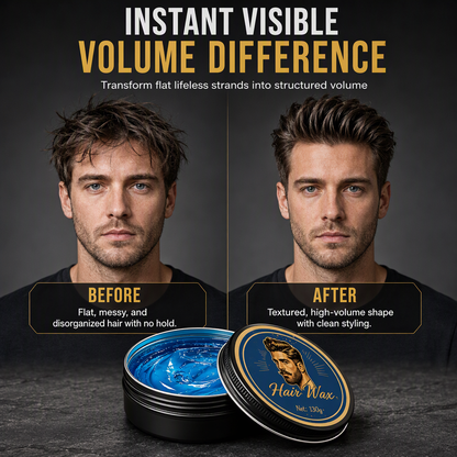 Cologne Scented Men's Hair Pomade 130g Long Lasting Hold and Volumizing Styling Wax