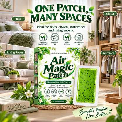Long-lasting patch for relieving symptoms caused by mugwort mites – 1 package (6 patches)