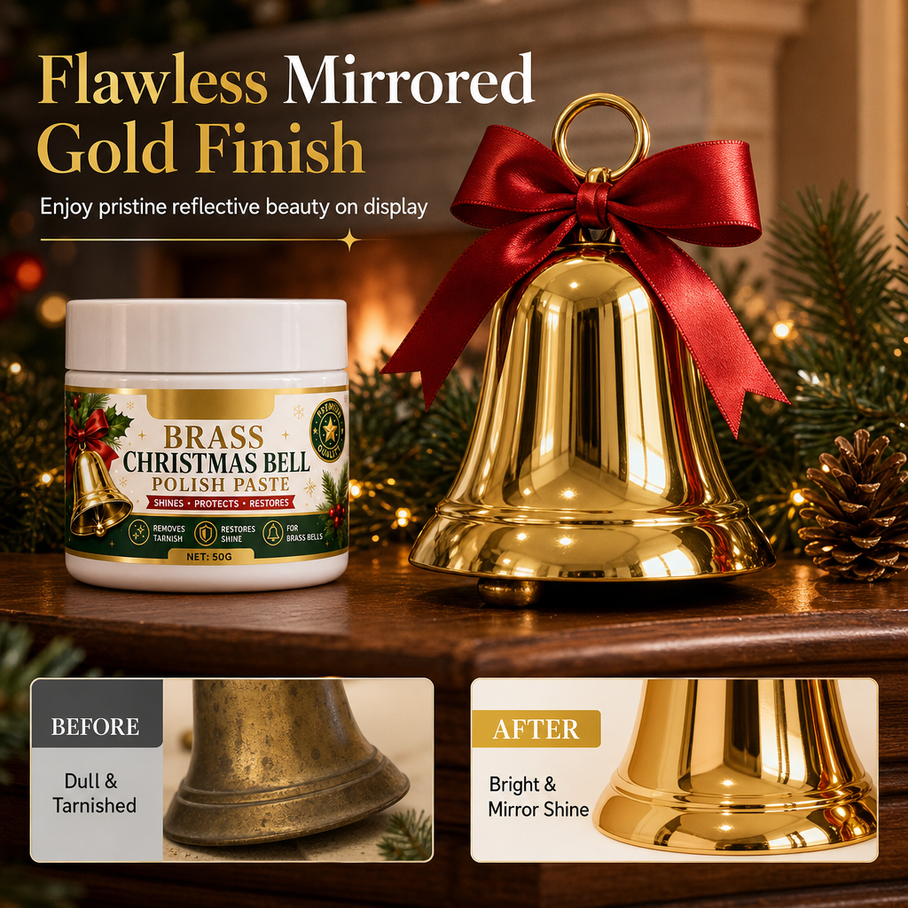 Brass Bell and Copper Polish Cream for Tarnish and Oxidation Removal