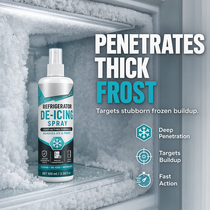 🧊 Freezer Defrosting Spray – Helps Loosen Ice & Frost Buildup❄️