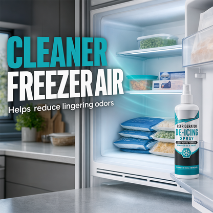 🧊 Freezer Defrosting Spray – Helps Loosen Ice & Frost Buildup❄️