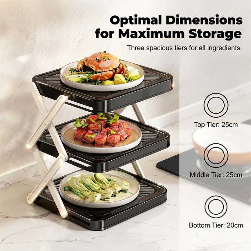 🍽️ 50% OFF NOW! 📦 4-Tier Bowl Storage Rack – Foldable, Stable & Maximizes Your Kitchen Space