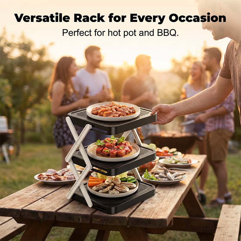 🍽️ 50% OFF NOW! 📦 4-Tier Bowl Storage Rack – Foldable, Stable & Maximizes Your Kitchen Space