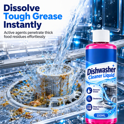 Dishwasher Deep Cleaning Liquid for Grease and Limescale Removal🍀