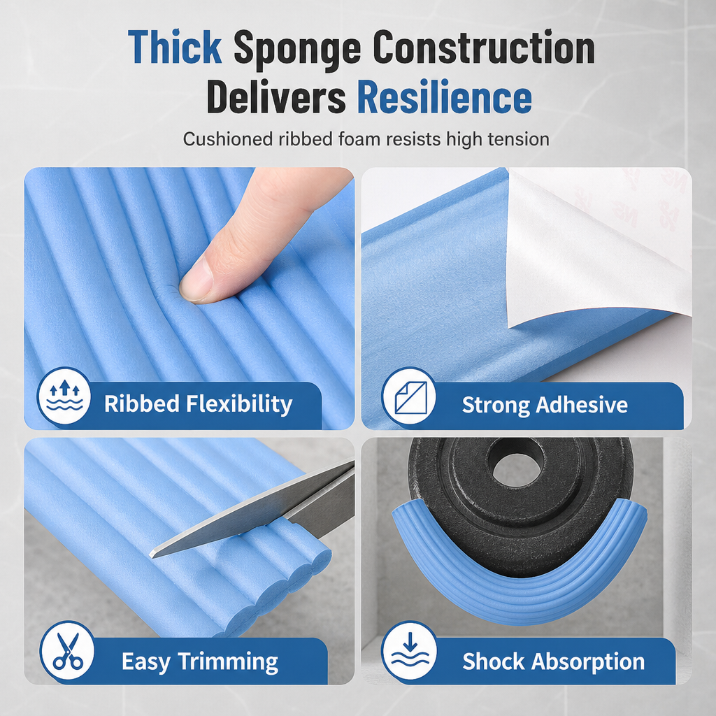❄️ Self-Adhesive Foam Pipe Insulation Wrap – Easy Peel & Stick ❄️