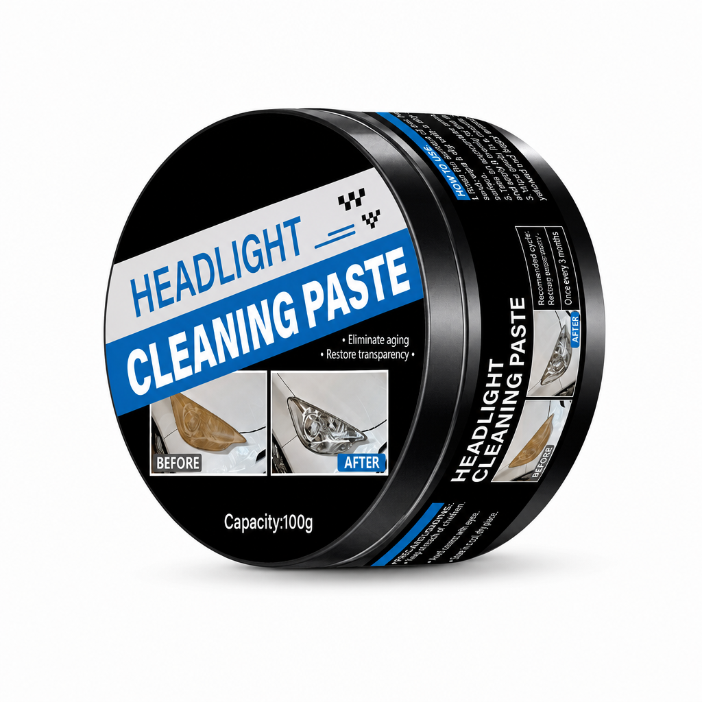 🚗Car Headlight Restoration Paste and Polishing Cream for Removing Oxidation Yellowing and Haziness⏳