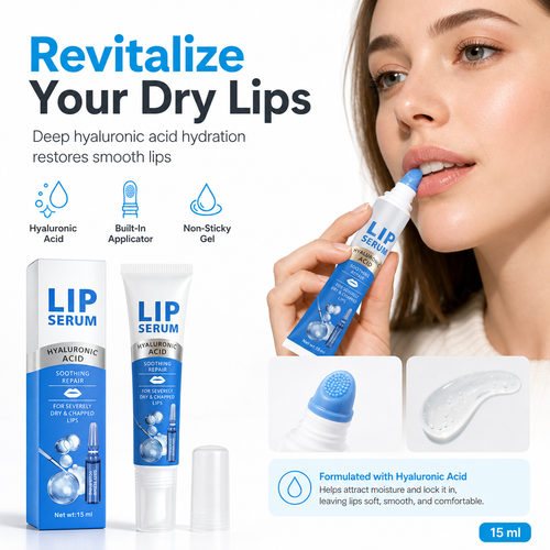 Moisturizing Lip Balm Serum for Hydrating Lip Care and Reducing Lip Lines 15ml⏳