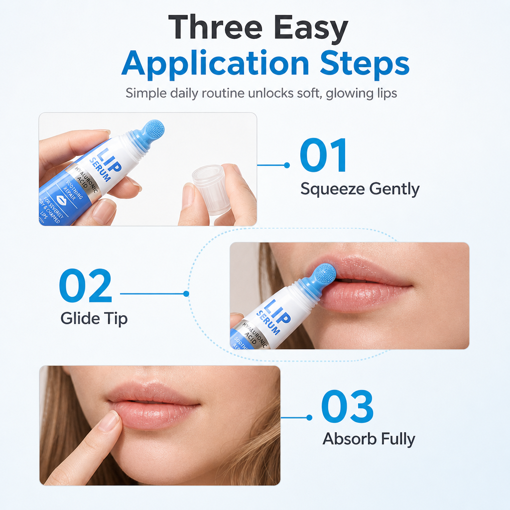 Moisturizing Lip Balm Serum for Hydrating Lip Care and Reducing Lip Lines 15ml⏳