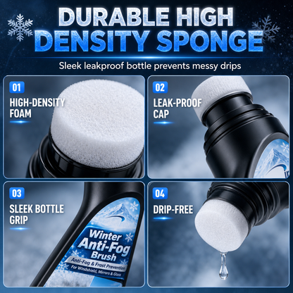 65ml Car Glass Anti Fog and Anti Freeze Paste Winter Defogging and Anti Condensation Cream for Windshield and Rearview Mirror⏳