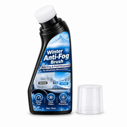 65ml Car Glass Anti Fog and Anti Freeze Paste Winter Defogging and Anti Condensation Cream for Windshield and Rearview Mirror⏳